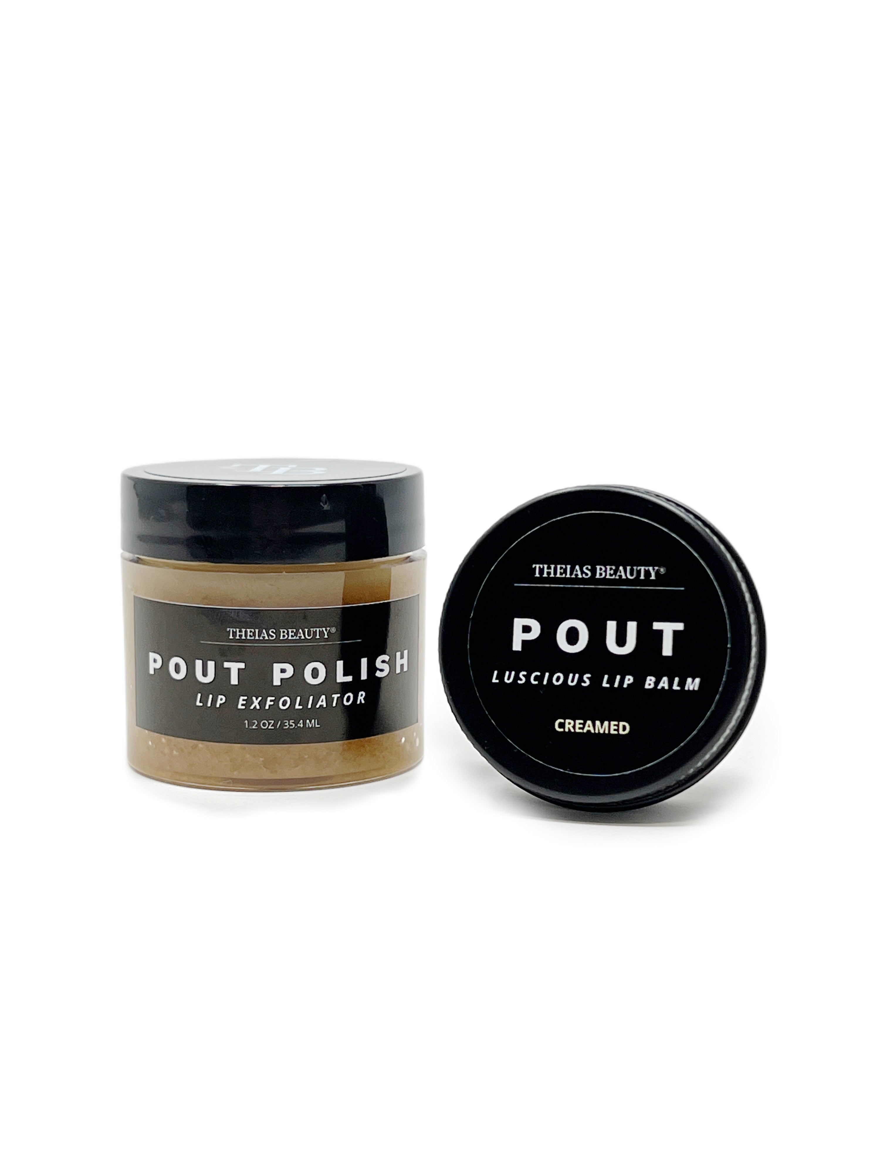 POUT POLISH Exfoliating Sugar Lip Scrub – Hydrating & Soothing