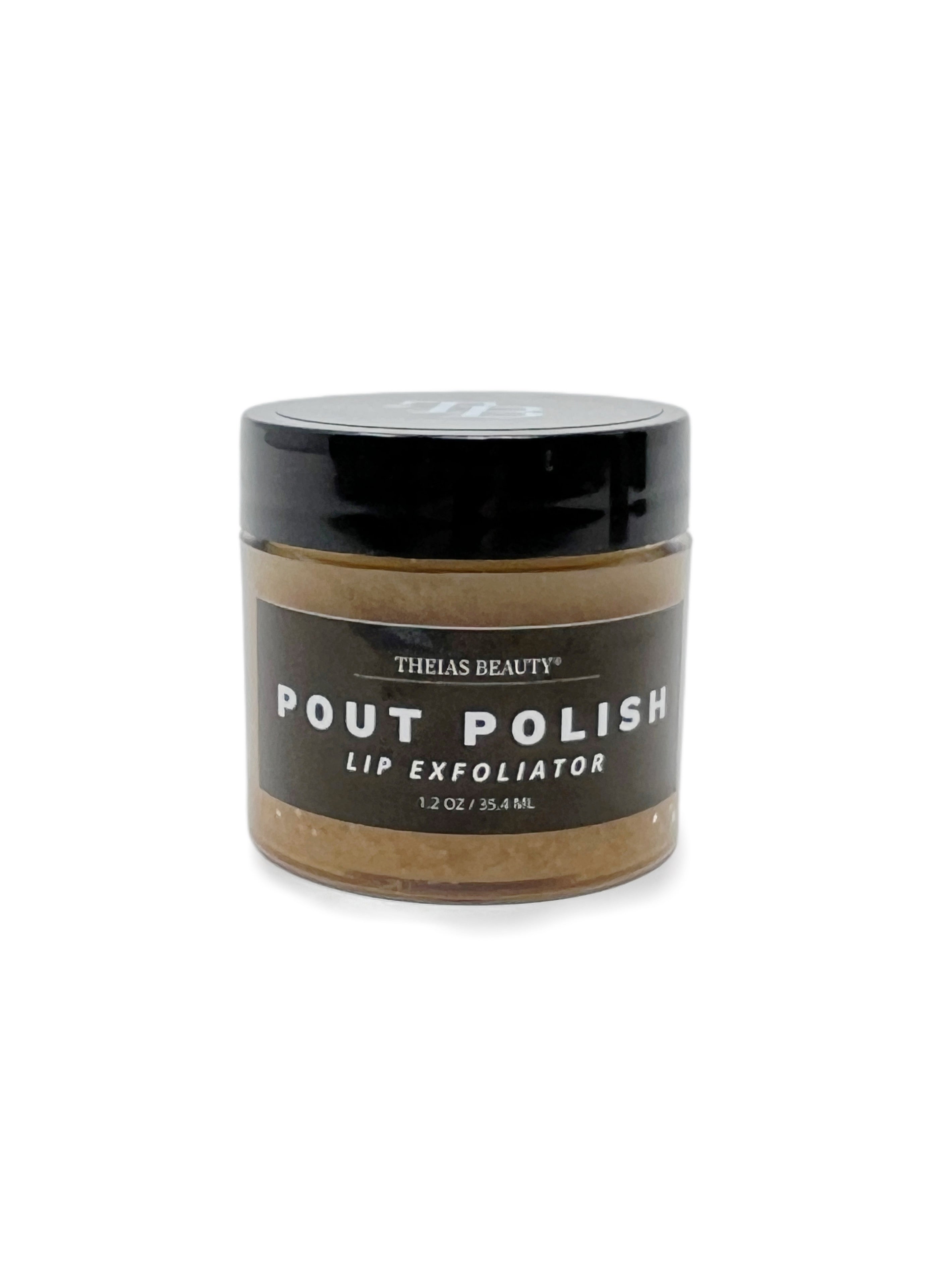 POUT POLISH Exfoliating Sugar Lip Scrub – Hydrating & Soothing